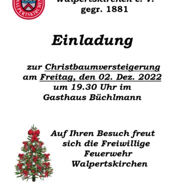 Christbaumversteigerung