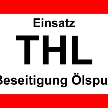 THL1-Straße reinigen